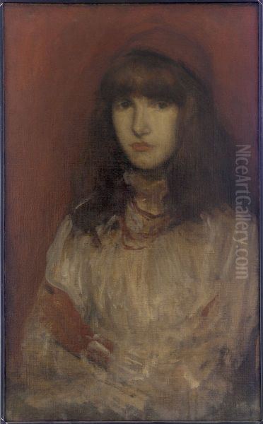 The Little Red Glove Oil Painting by James McNeill Whistler