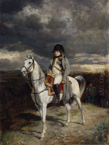 1814 Oil Painting by Jean-Louis-Ernest Meissonier