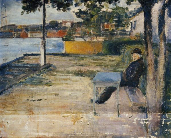 From Hisoya near Arendal Oil Painting by Edvard Munch