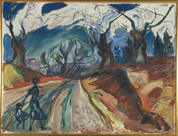 The Magic Forest Oil Painting by Edvard Munch