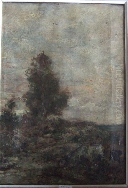 Paysage Oil Painting by Louis Hilaire Carrand