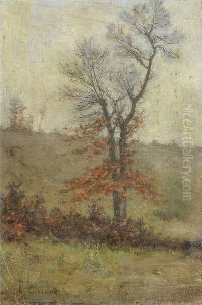 L'arbre Oil Painting by Louis Hilaire Carrand