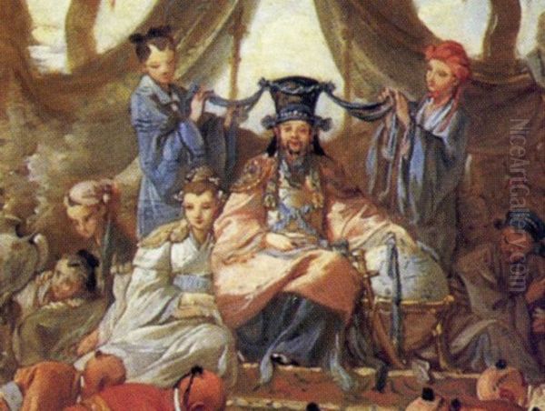 L'udienza dell'imperatore cinese Oil Painting by Francois Boucher