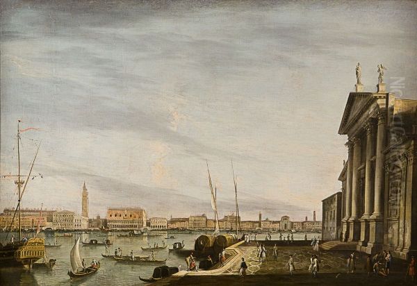 Benetke, pogled s San Giorgio Maggiore Oil Painting by Canaletto