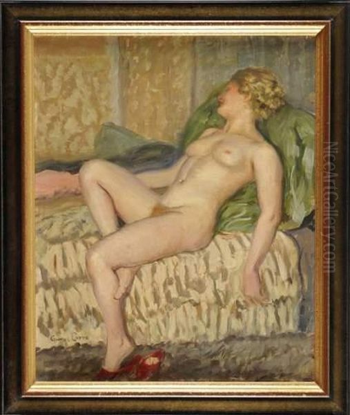 Femme Nue Endormie Oil Painting by Georges Henri Carre