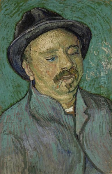 Portrait of a One-Eyed Man Oil Painting by Vincent Van Gogh