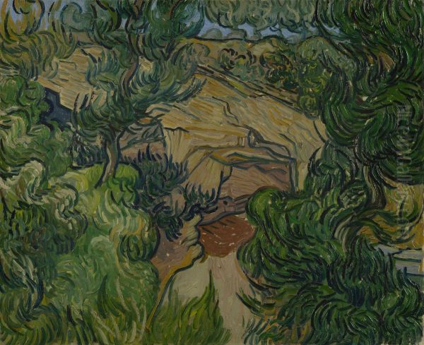 Ingang van een steengroeve Oil Painting by Vincent Van Gogh