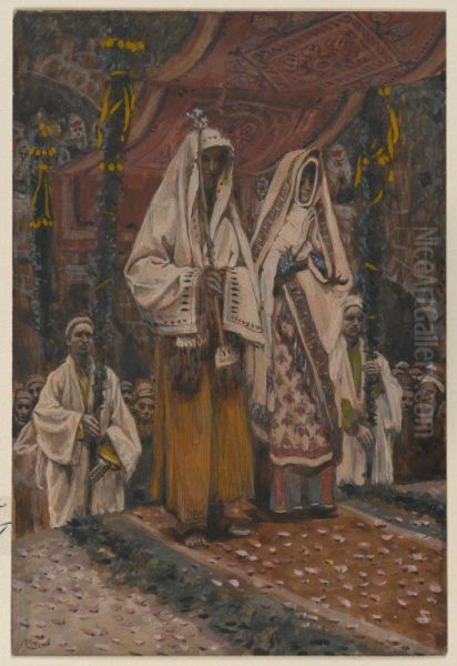 The Betrothal of the Holy Virgin and Saint Joseph Oil Painting by James Tissot