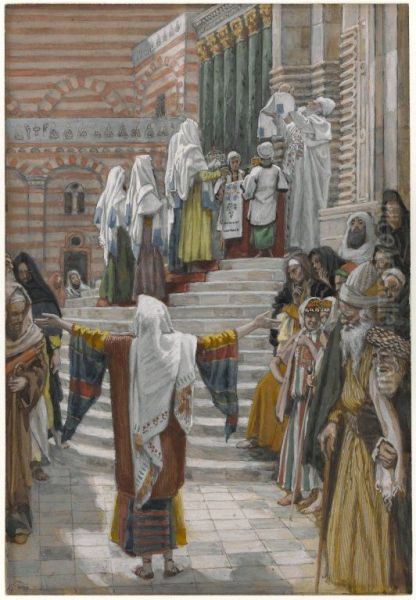 La presentation de Jesus au Temple Oil Painting by James Tissot