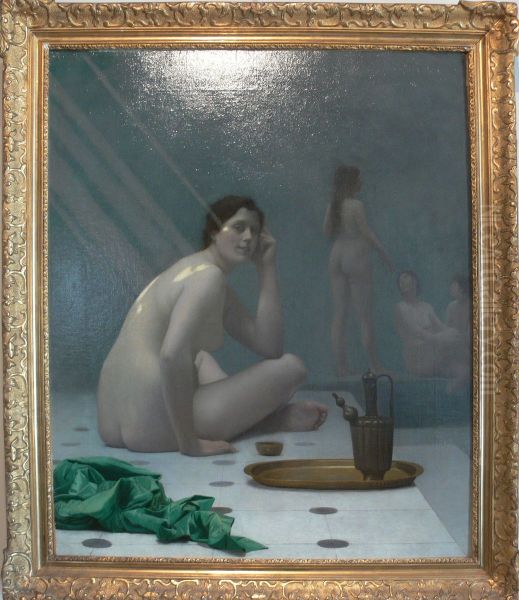 Bathing women Oil Painting by Jean-Leon Gerome