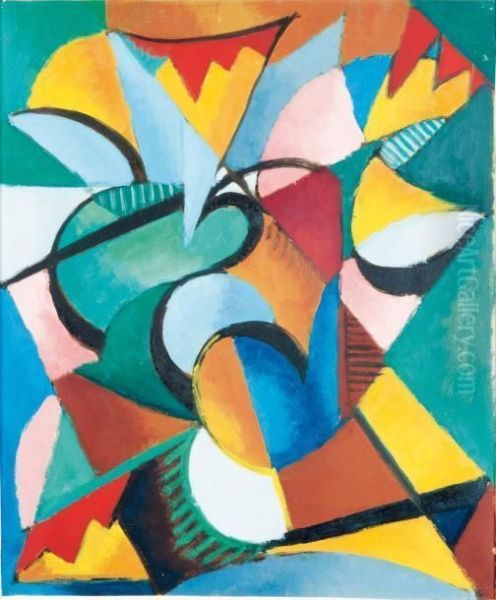 Composition Oil Painting by Georges Carrey