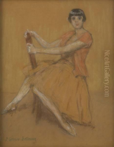 Ballerine A La Chaise Oil Painting by Albert Ernest Carrier-Belleuse