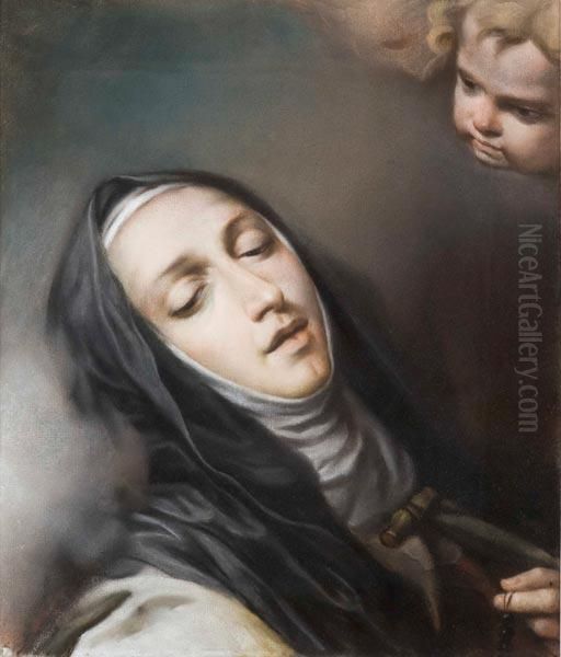 L'estasi Di Santa Teresa D'avila Oil Painting by Rosalba Carriera