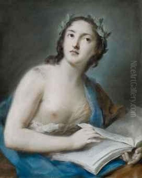 Allegorie De La Poesie Oil Painting by Rosalba Carriera