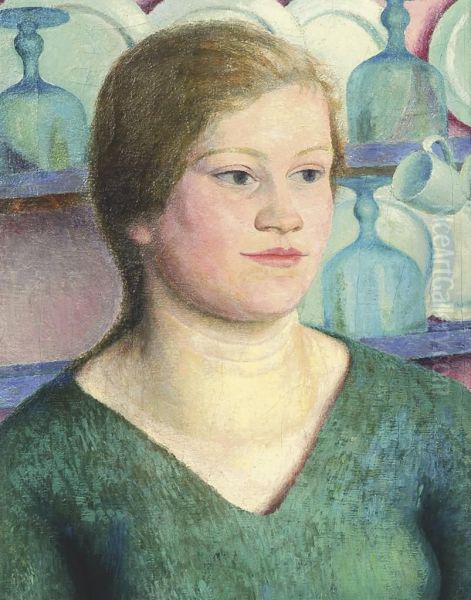 Annie Stiles Oil Painting by Dora Carrington