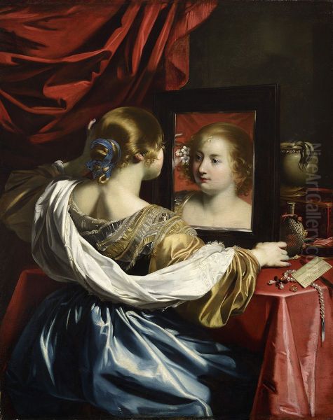 Vanity Oil Painting by Nicolas Regnier