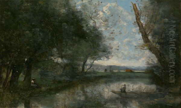 The Spirit of Morning Oil Painting by Jean-Baptiste Camille Corot