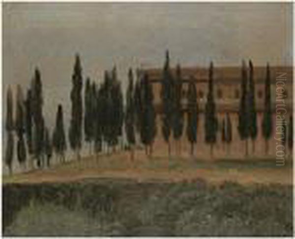 Kloster Monte Oliveto Bei Florenz Oil Painting by Carl Gustav Carus