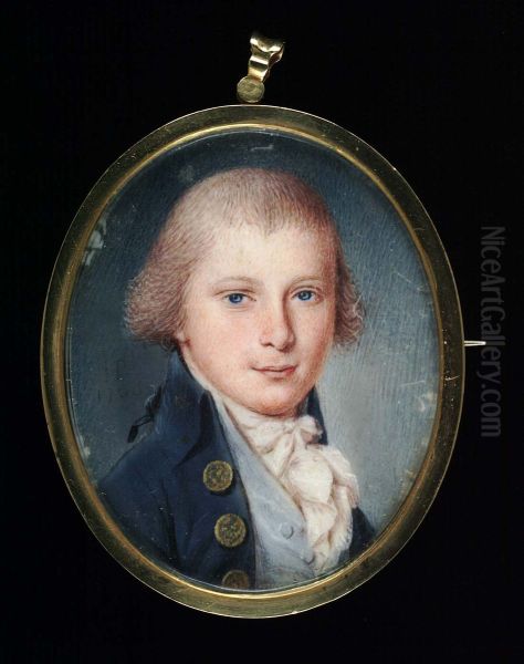 Josiah Hewes Anthony Oil Painting by James Peale