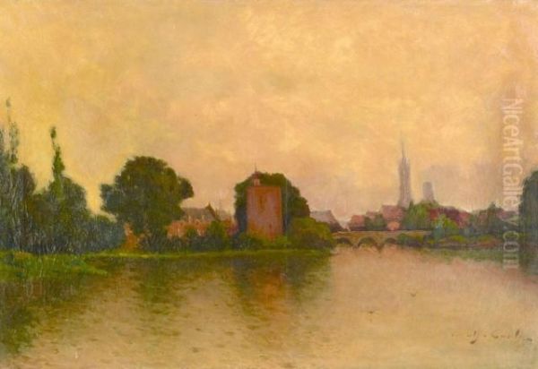 Bord De Loire Oil Painting by Alfred Casile