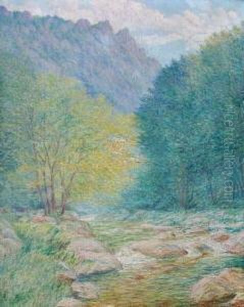 Harzlandschaft Oil Painting by Adolf Caspari