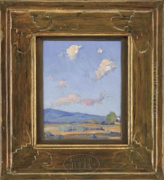 Near Santa Fe, New Mexico Oil Painting by Ira Diamond Gerald Cassidy