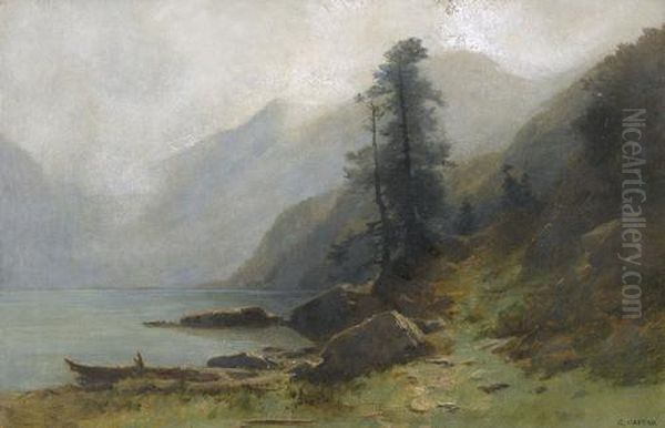 Engstlenalp Oil Painting by Gustave Castan