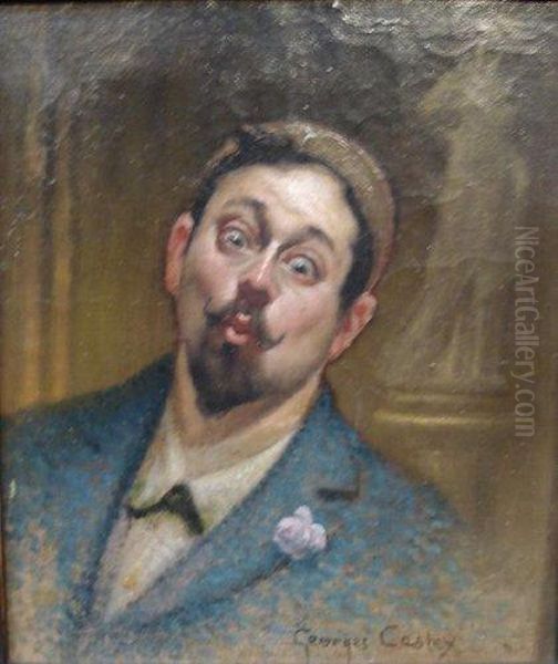 Mon Portrait Oil Painting by Georges Castex