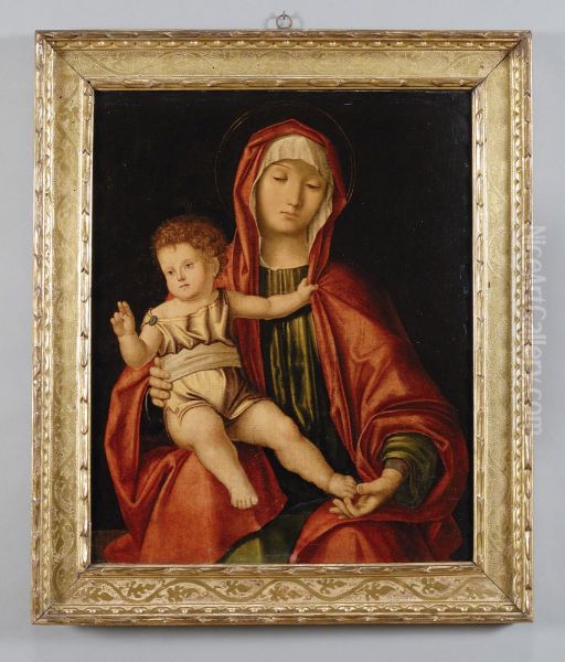 Madonna Con Bambino Oil Painting by Vincenzo di Biagio Catena