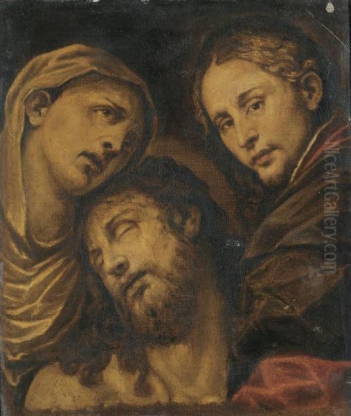 Pieta Oil Painting by Giovanni Paolo Cavagna