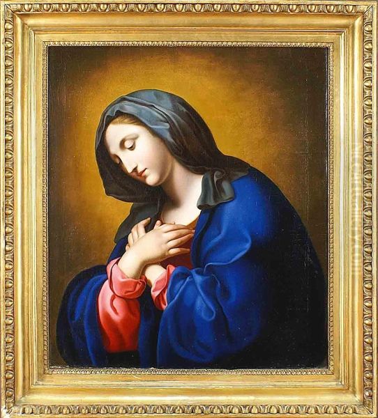 Madonna In Preghiera Oil Painting by Antonio Cavallucci