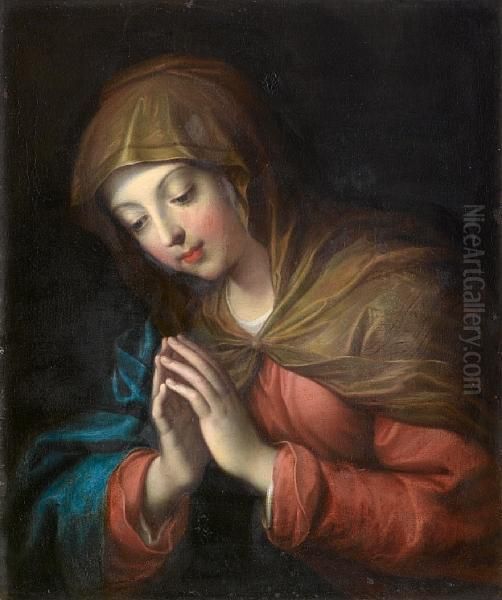 The Madonna At Prayer Oil Painting by Antonio Cavallucci