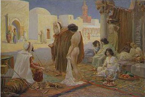 The Slave Market by Pierre Louis Cazaubon