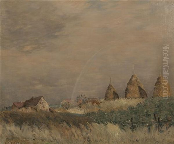 The French Countryside Oil Painting by Jean-Charles Cazin