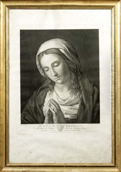 Mater Amabilis, Firenze 1819 Oil Painting by Giovanni Battista Cecchi