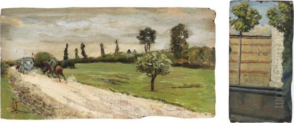 Strada Di Campagna Oil Painting by Quinto Cenni