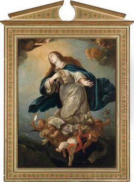 The Virgin Immaculate Oil Painting by Mateo Cerezo