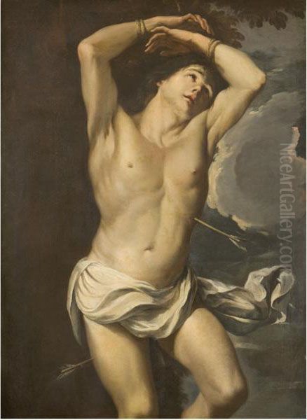 San Sebastiano Oil Painting by Giovanni Domenico Cerrini