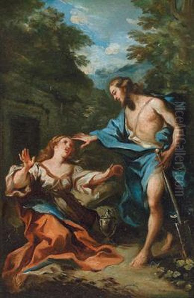 Noli Me Tangere Oil Painting by Michelangelo Cerruti