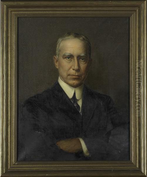 George F. Pfahler Oil Painting by Jefferson David Chalfant