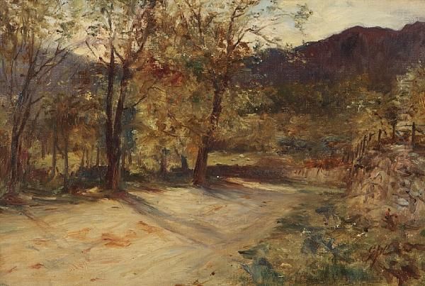 Autumn Pass Of Leny, Callander Oil Painting by George-Paul Chalmers