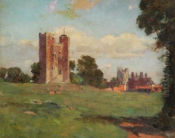 Orford Castle, Suffolk Oil Painting by William Benjamin Chamberlain