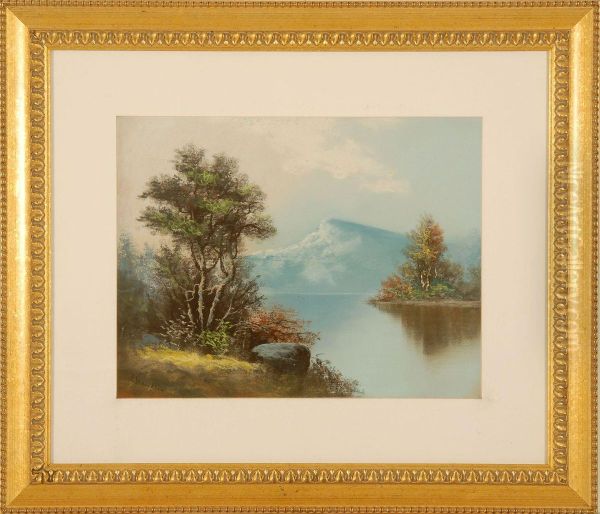 Mountain Landscape Oil Painting by William Henry Chandler