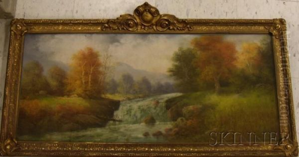 River View Oil Painting by William Henry Chandler