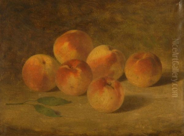 Still Life With Peaches Oil Painting by Bryant Chapin