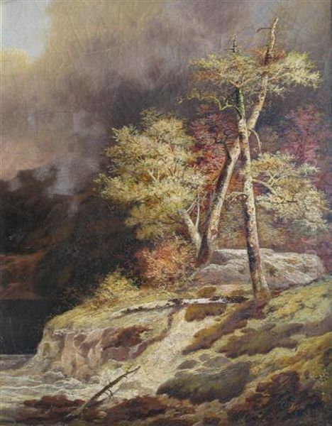 Approaching Storm Oil Painting by Charles H. Chapin