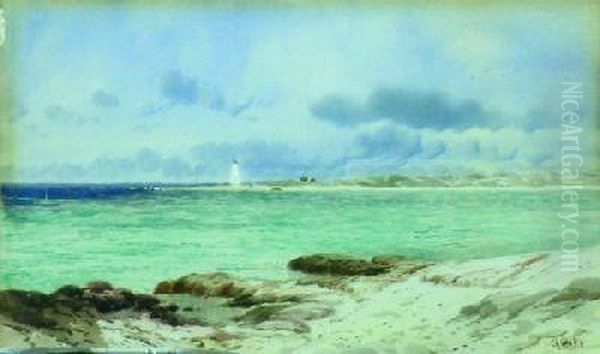 Seascape Oil Painting by Charles H. Chapin