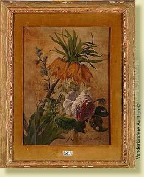 Bouquet De Fleurs Oil Painting by Arthur Chaplin