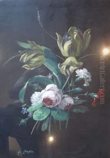 Bouquet Oil Painting by Arthur Chaplin