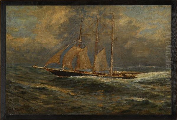 The Atlantic Oil Painting by Carlton Theodore Chapman